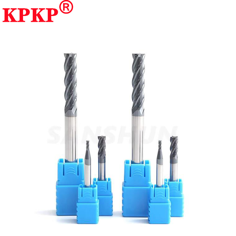 Workshop Tools Knife - HRC50 Wolfraamstaal Frees 4-Fluit Platte Bodem